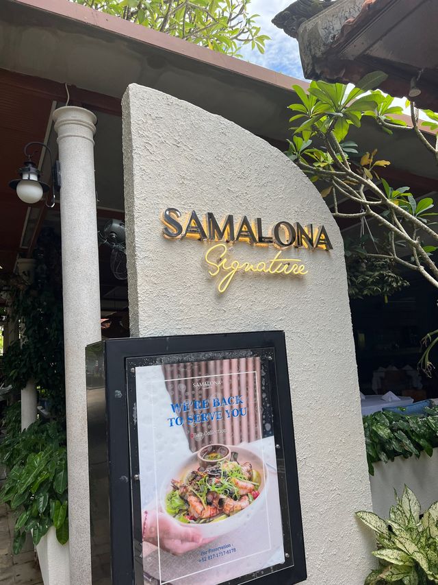 峇里人氣地段超有feel西餐廳🍴Samalona‼️