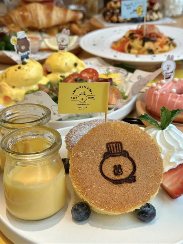 澳門限定LINE FRIENDS主題餐廳「BROWN & FRIENDS CAFE & BISTRO」