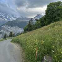 Small traffic free village in Switzerland