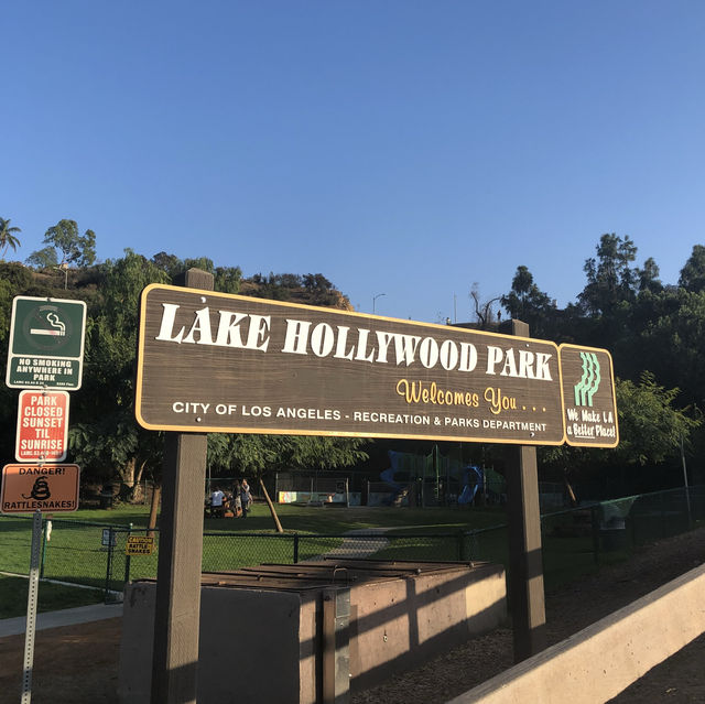 할리우드 사인앞에서 즐기는 피크닉! 레이크 할리우드 파크 in LA