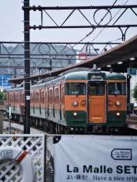 岡山】時空が歪んでる⁉️モノトーンで描かれたアートな駅舎🚉