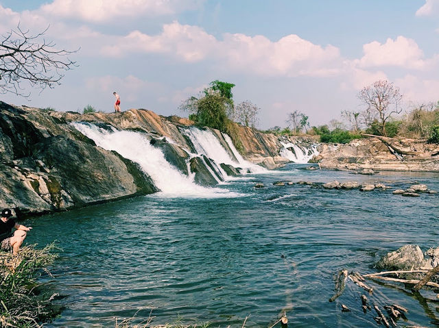 Waterfall on Mekong river