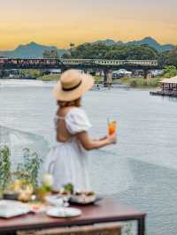Keeree Tara Riverside ร้านอาหารวิวสวย ริมแม่น้ำแคว