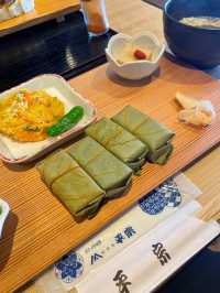 【奈良】奈良名物の柿の葉ずしと三輪そうめんが食べれる🥢