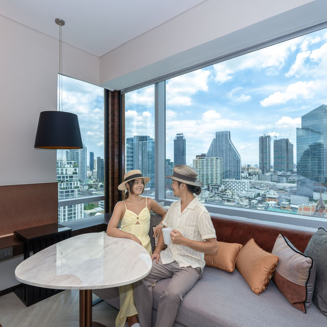 Staycation โรงแรมหรูใจกลางกรุงเทพ🏙️