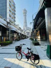 【大阪府:通天閣】観光の幅が大きく広がるレンタサイクル！