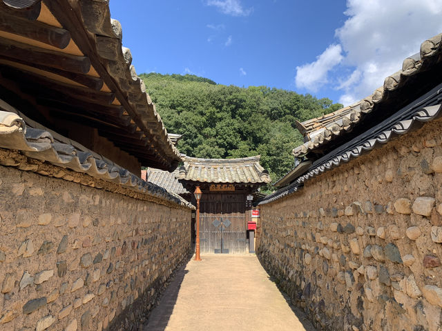 한옥의 아름다운 자연경관을 느낄 수 있는, 남평문씨본리세거지