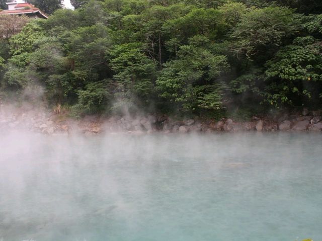 Thermal Valley with Constant Steam from Natural Hot Spring