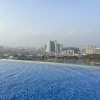 호텔 수성의 사계절 온천 인피니티풀에서 대구 시티 뷰 즐기기🫶🏻 🏊🌃