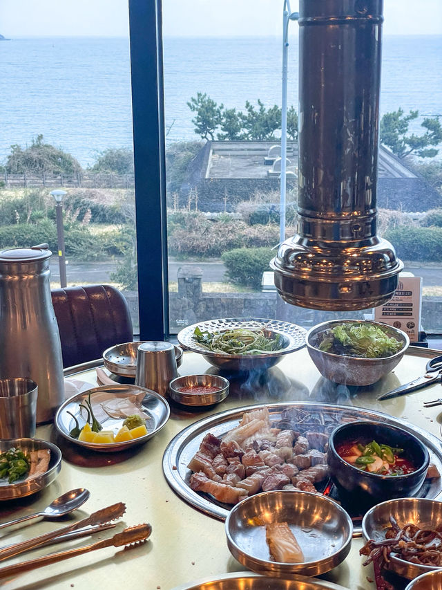 제주도 오션뷰 흑돼지 맛집