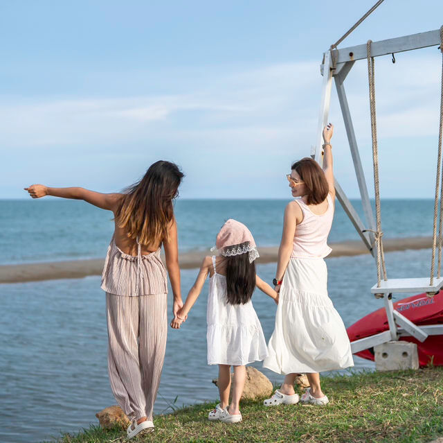 พูลวิลล่าหลังโตริมชายหาดปราณบุรี 🏝️