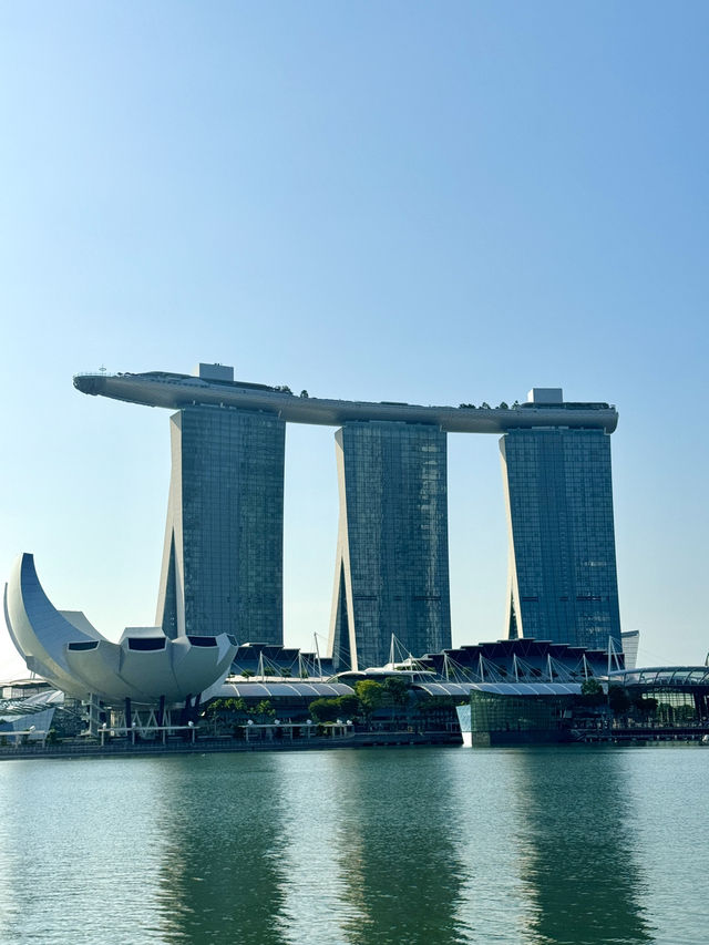 シンガポール　シンガポール観光　Waterfront Promenadeからのマリーナ湾も最高だぞ！