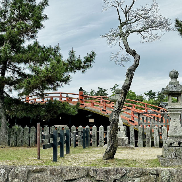 Famous O-Torii Gate in the middle of sea