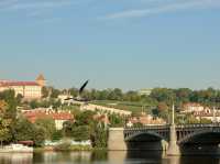 Riverside Serenity: Capturing the Beauty of Prague's Historic Skyline