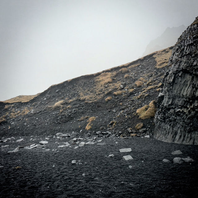 🇮🇸迷霧中的黑沙灘：冰島的神秘魅力之旅
