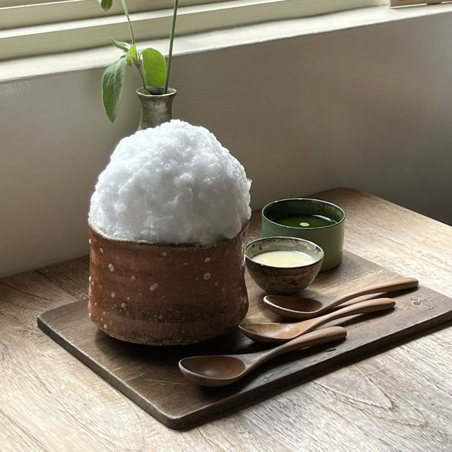 오사카 빙수 와드 오모테나시 카페빙수와 차를 파는 감성적인 곳