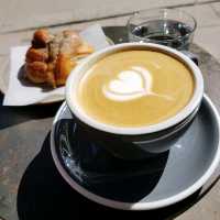 Nice coffee and pastries