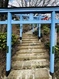 七色鳥居のある足利織姫神社