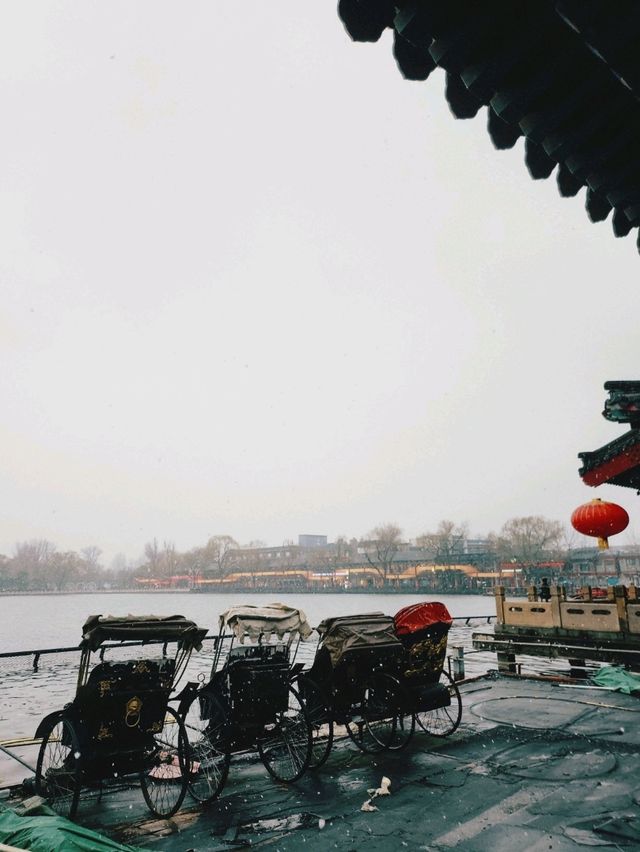 春雪citywalk@鼓樓-鐘樓-什剎海-南鑼鼓巷