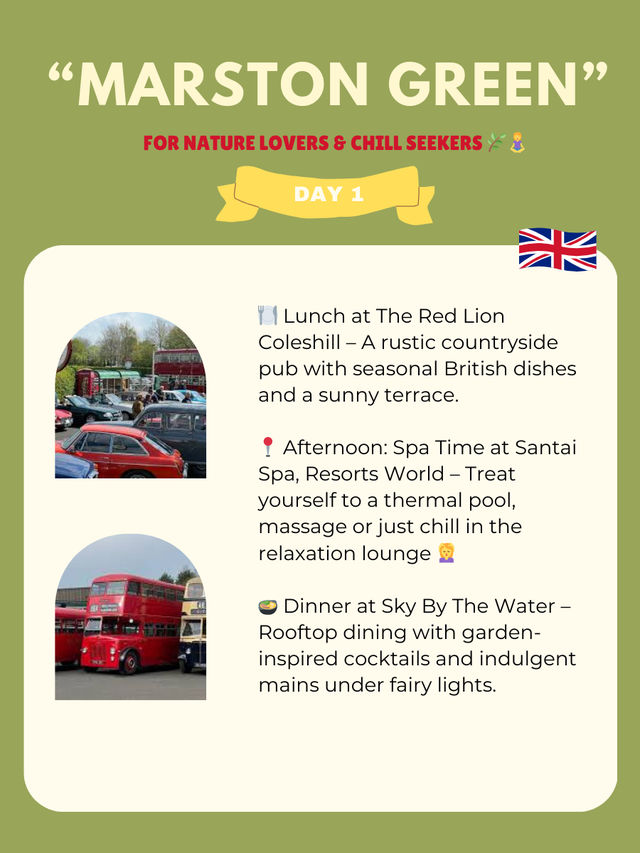 Marston Green for Nature Lovers & Chill 