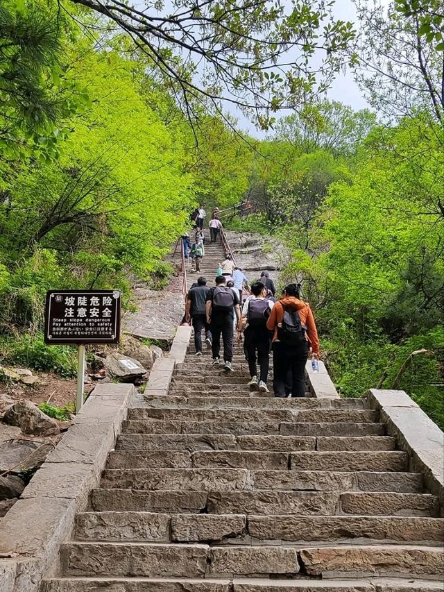 登嵩山-太室山，從嵩陽書院上峻極峰