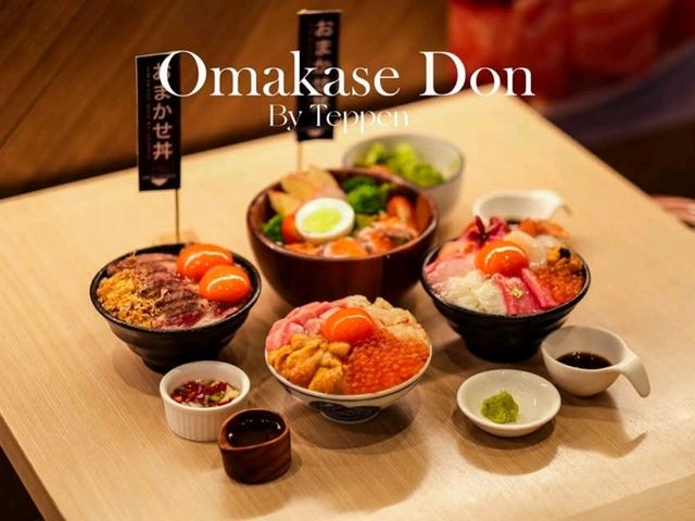 Omakasedon by teppen:ร้านโอมากาเสะ ด้ง บายเท็ปเป็น