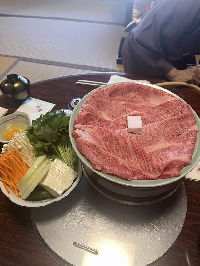 【三重/松阪市】老舗すき焼き料理店へ🐄