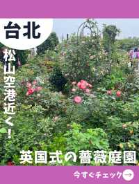 【台北女一人旅】松山空港近く！無料で英国庭園が楽しめる隠れスポット！
