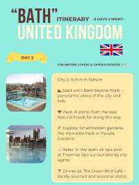Bath 3-days itinerary 🤩