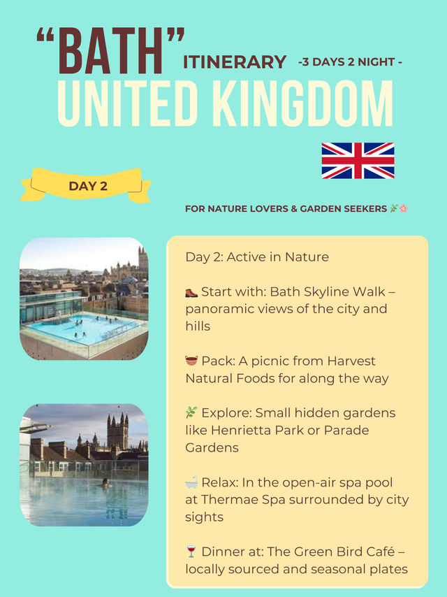 Bath 3-days itinerary 🤩