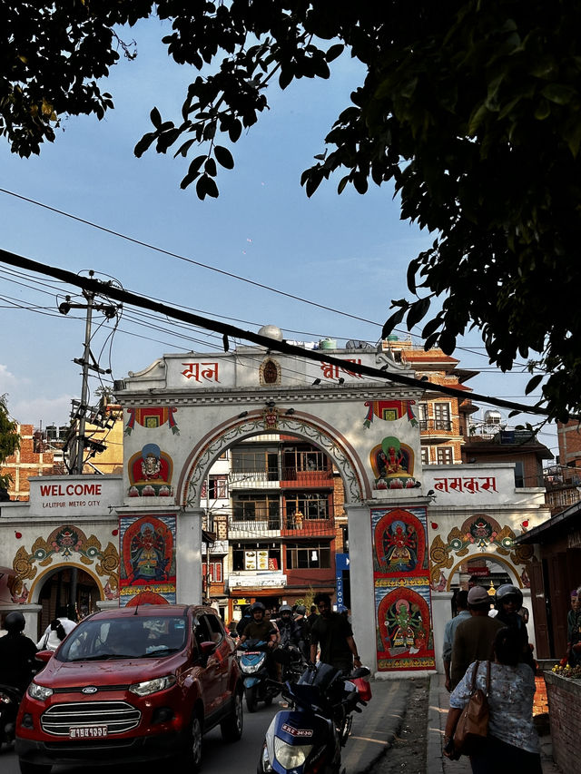 Patan Dhoka is the main entrance to Patan Durbar Square