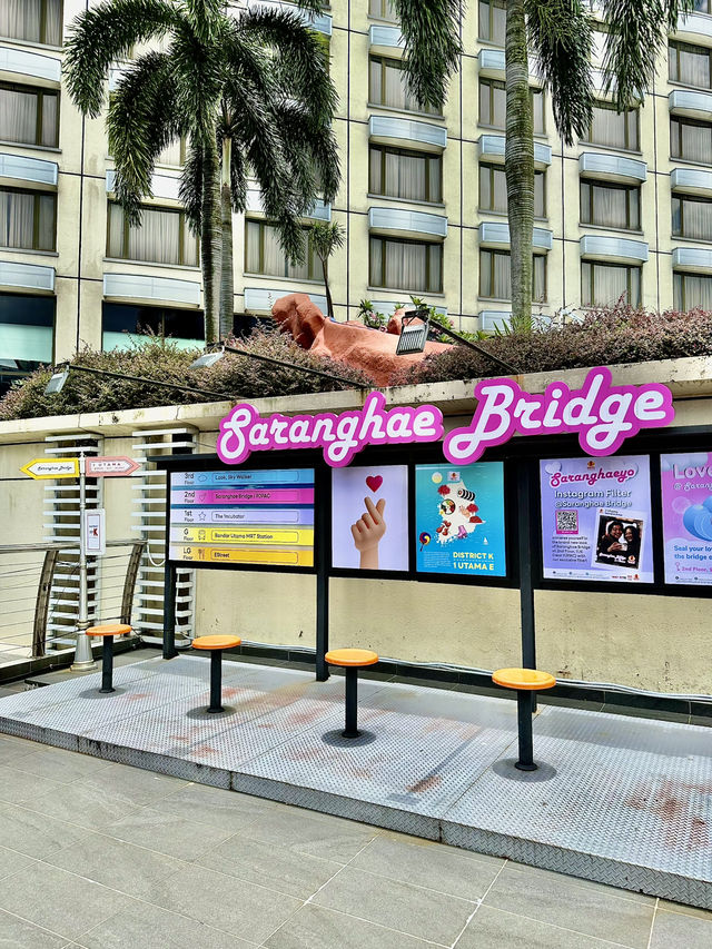 A touch of Seoul in the sky: Saranghae Bridge at 1 Utama