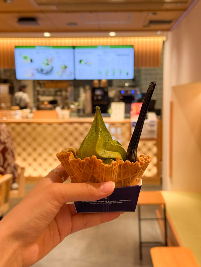 교토여행 진한 말차 아이스크림 “maccha house"🌿