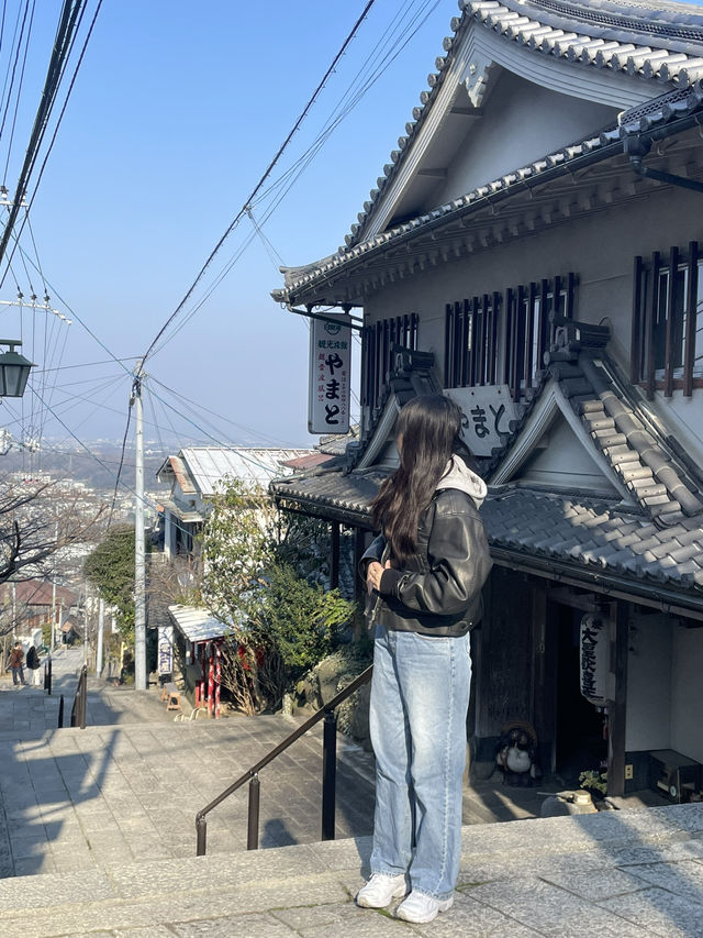 시간이 느리게 흐르는 길, 이코마 몬젠조 거리 산책기