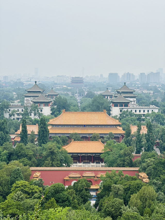 สวนจิ่งซาน(Jingshan Park)จุดชมวิวพระราชวังต้องห้าม