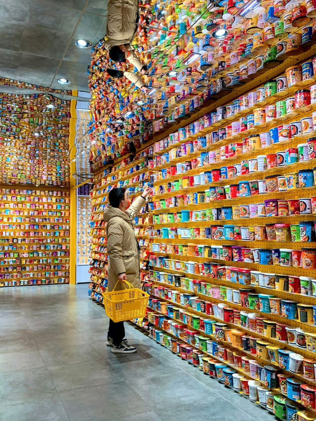 Chengdu’s Biggest Instant Noodle Wall 🍜🇨🇳✨