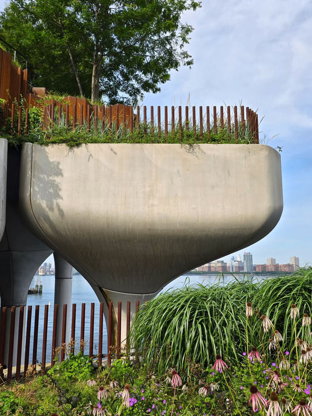 Little Island: A Floating Garden Escape in NYC 🌿🏝️🌇