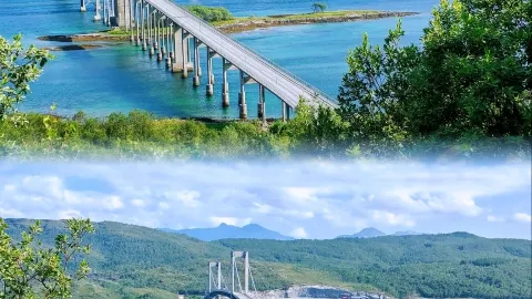 Lofoten E10 Highway Scenery (Part 1) — traveler post in Harstad