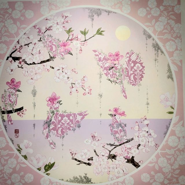 艷陽下的花鳥金語
