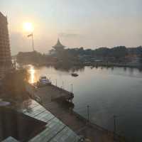 From touchdown to sunsets by the Sarawak River 