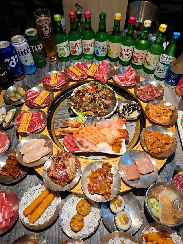 海鮮刺身、燒肉任你吃！韓燒大叔超值