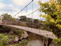 The Stunning Dragon's Pool and Suspension Bridge