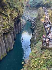 秋天的高千穗峽好美