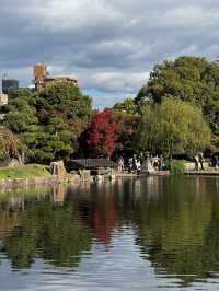 나고야의 단풍을 즐길 수 있는 정원