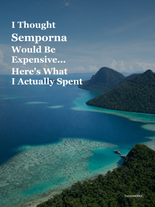 💰 I Thought Semporna Would Be Expensive… Here's What I Actually Spent.