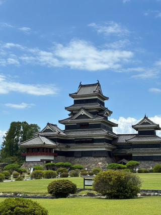 Matsumoto Castle, a national treasure, boasts the oldest existing five-story, six-tiered castle tower in Japan.