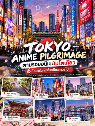 Ziarah Anime di Tokyo — 6 Lokasi Nyata yang Wajib Dikunjungi Pecinta Anime。