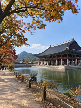 🇰🇷🍁 Gyeongbokgung Palace, Seoul 🏯✨