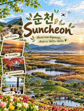 🇰🇷 探索順天🌿：韓國10個療癒身心的自然景點！