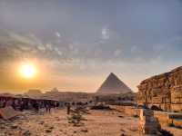 Camel ride in Giza Piramids Complex